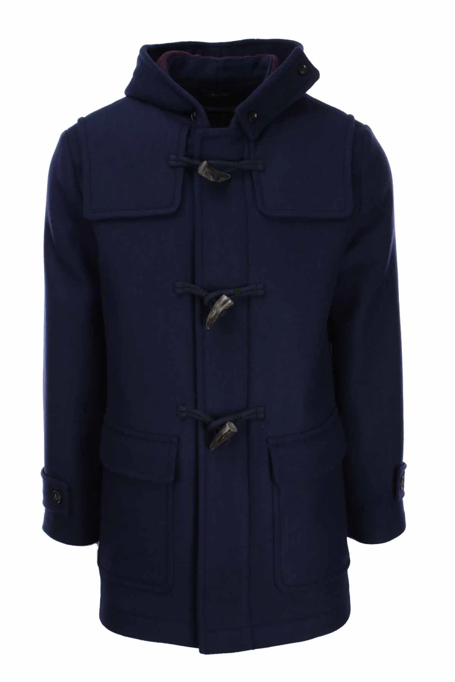 "Natu Montgomery Hooded Toggle Coat for Men – Premium Outerwear by Prestigemodauomo"