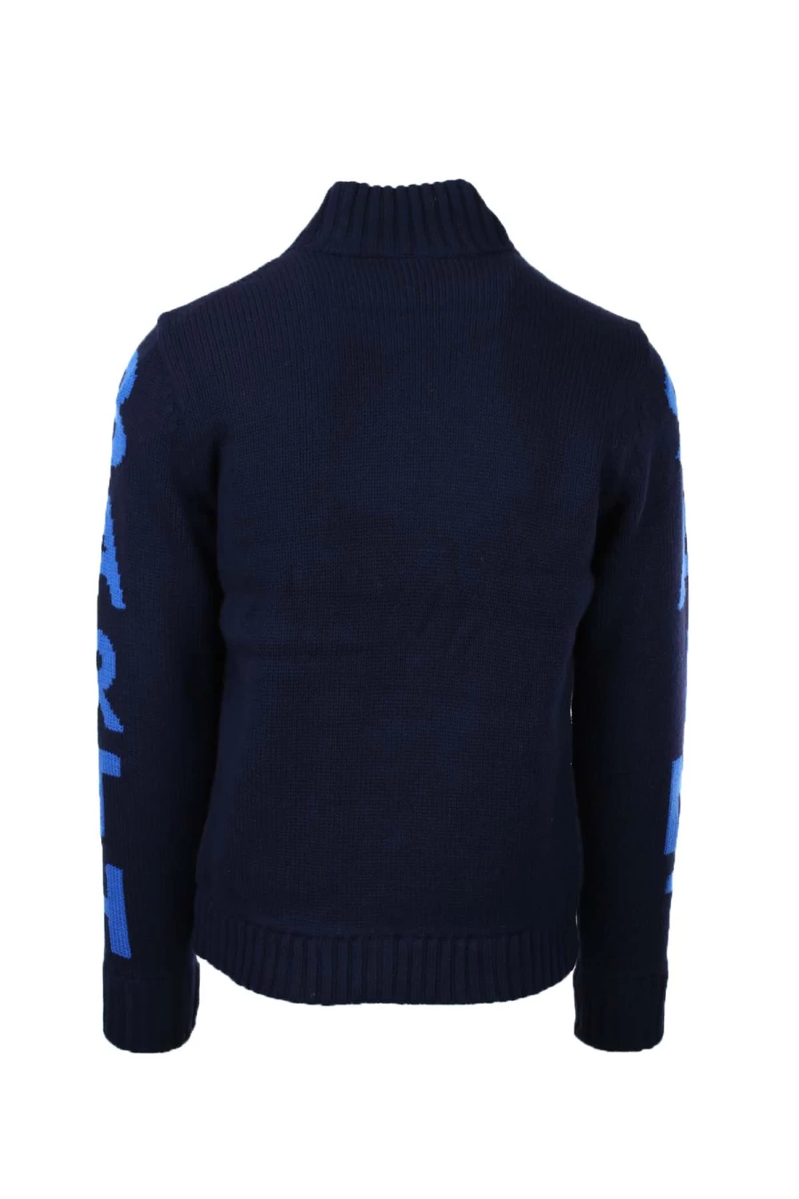 Saint Barth MC2 Wool Blend Knitted Jacket - Padded Winter Coat for Men - Prestigemodauomo Collection