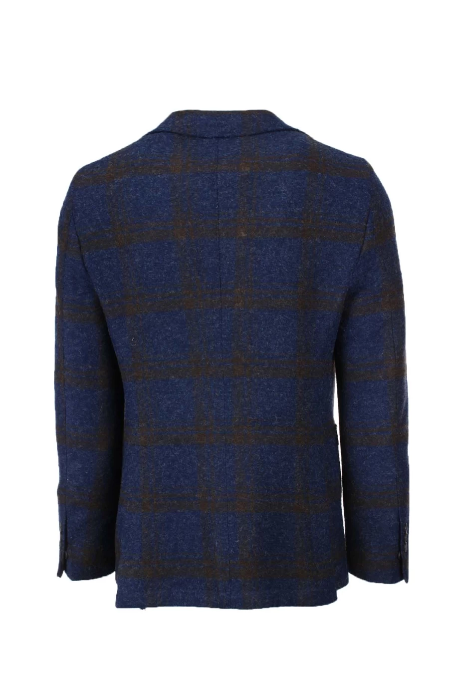 "Domenico Tagliente Men's Single-Breasted Checked Wool Jacket | Premium Wool Blazer | Prestige Moda Uomo"