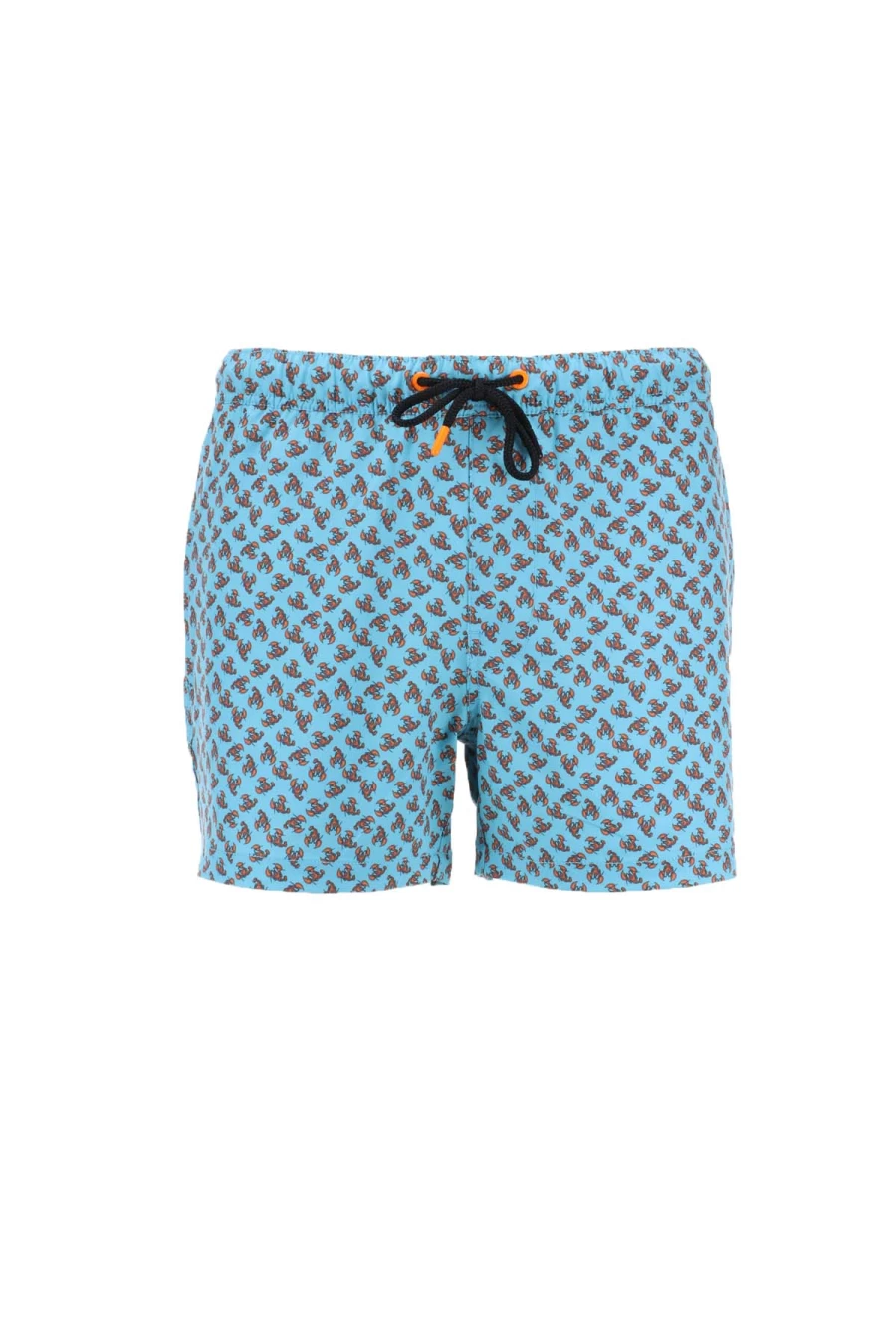 Save The Duck Men's Lobster Print Swimsuit - Ademir Prestigemodauomo Eco-Friendly Swim Trunks